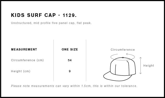 Onya Staple Kids Surf Cap