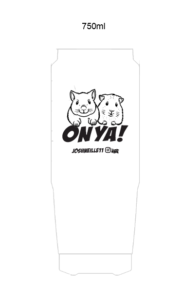 Onya x Fridgy 750ml Water Bottle Cruise Series