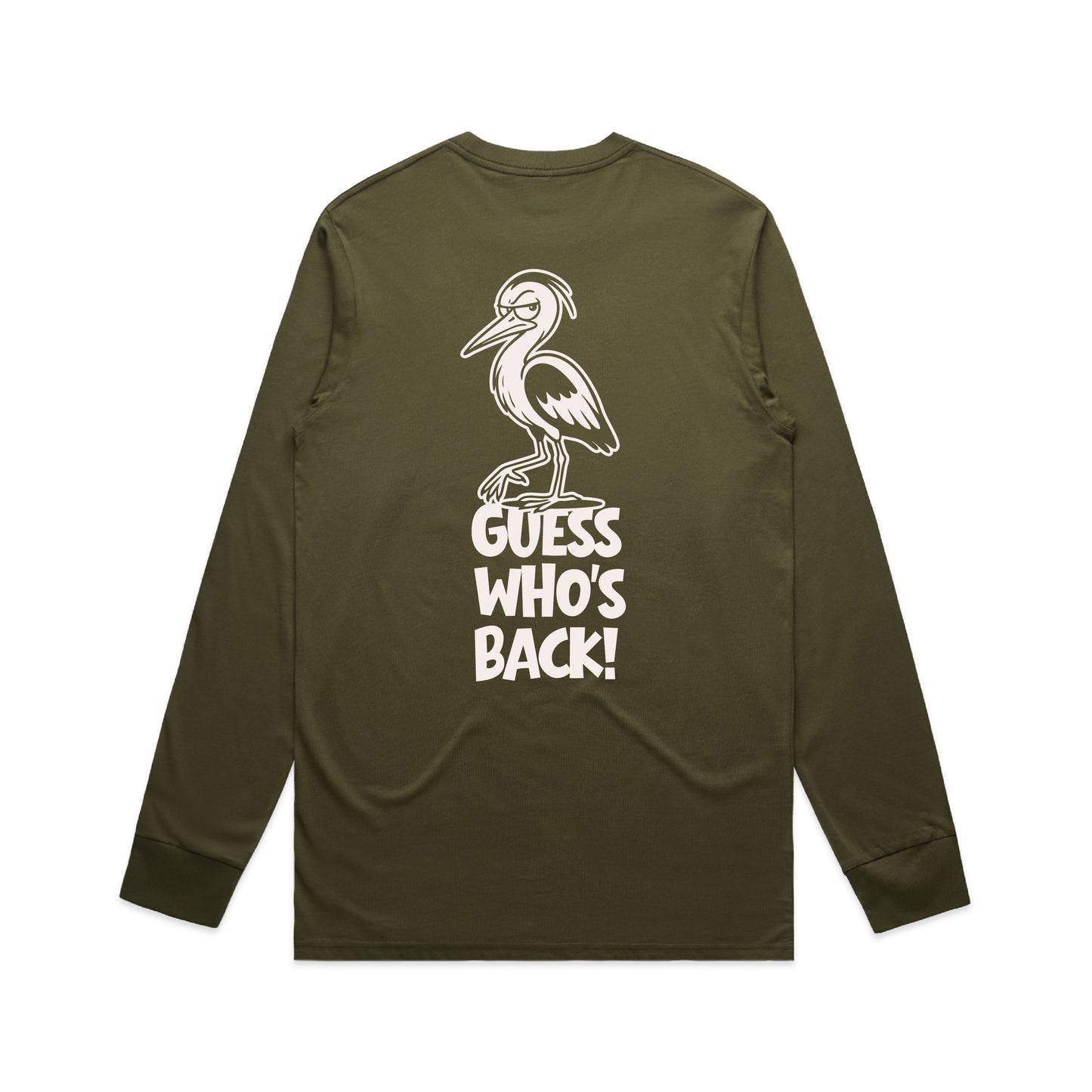 Onya Mens Guess Whos Back Longsleeve Tee