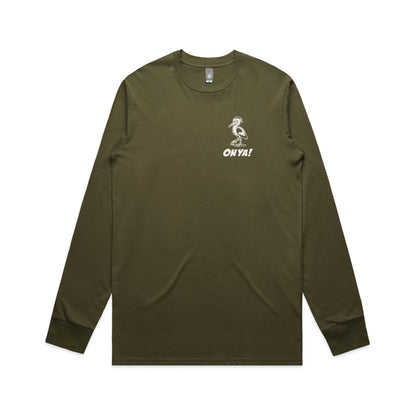 Onya Mens Guess Whos Back Longsleeve Tee