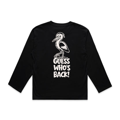 Onya Womens Guess Whos Back Longsleeve Tee