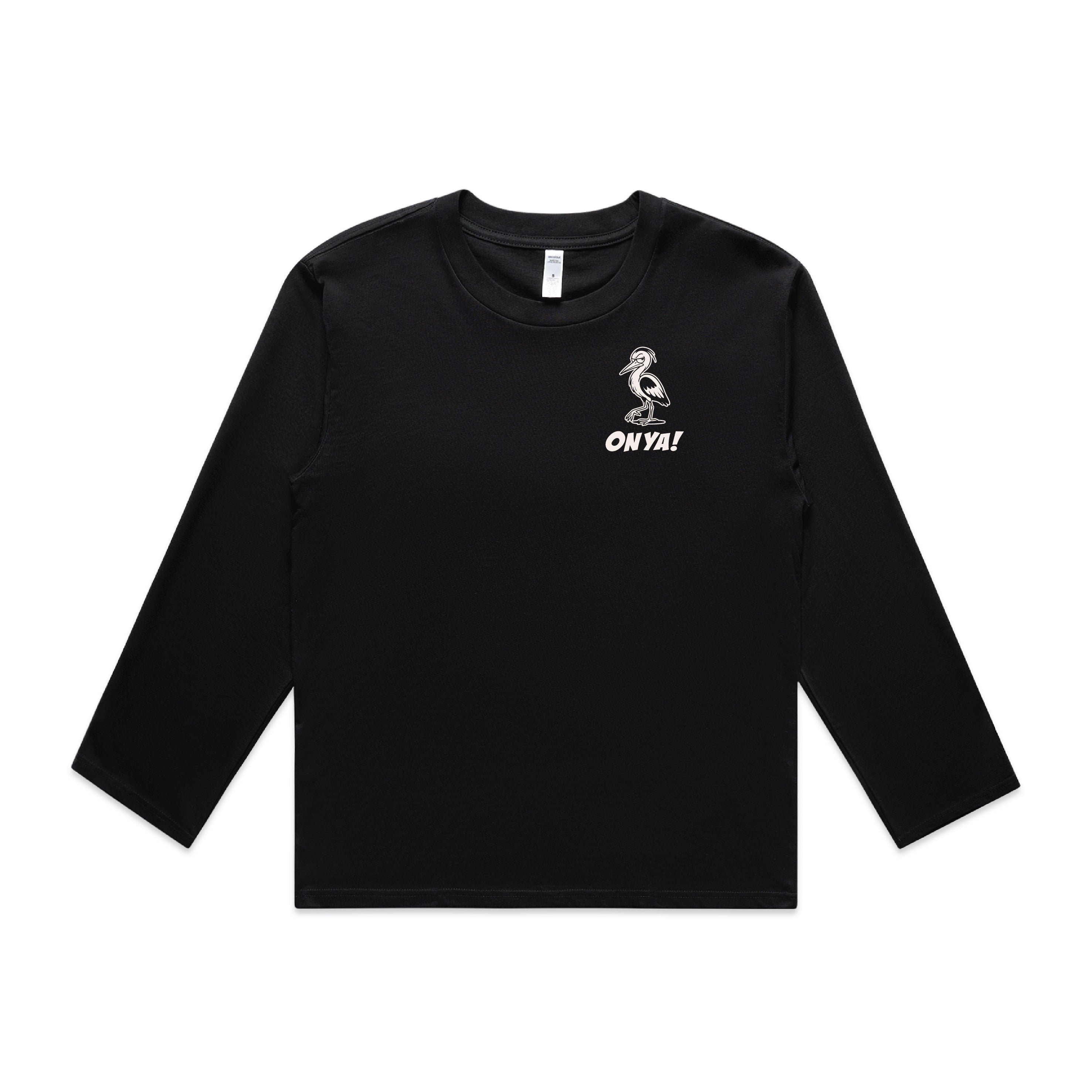 Onya Womens Guess Whos Back Longsleeve Tee – On Ya Apparel