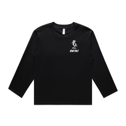 Onya Womens Guess Whos Back Longsleeve Tee