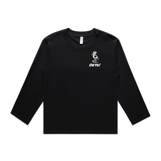 Onya Womens Guess Whos Back Longsleeve Tee