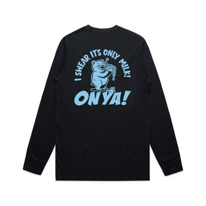 Onya Mens Milk Drunk Longsleeve Tee