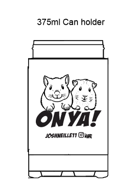 Onya x Fridgy Stubby Cooler Grip Series